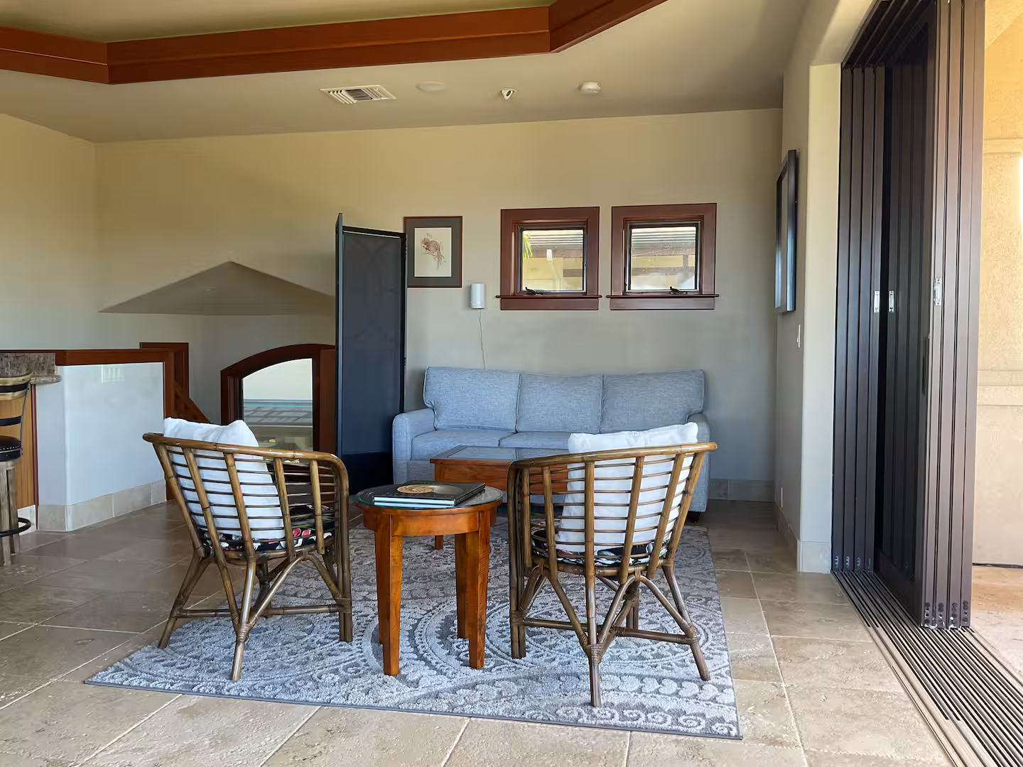 Shining Seas — gated Kailua-Kona estate framed by palms