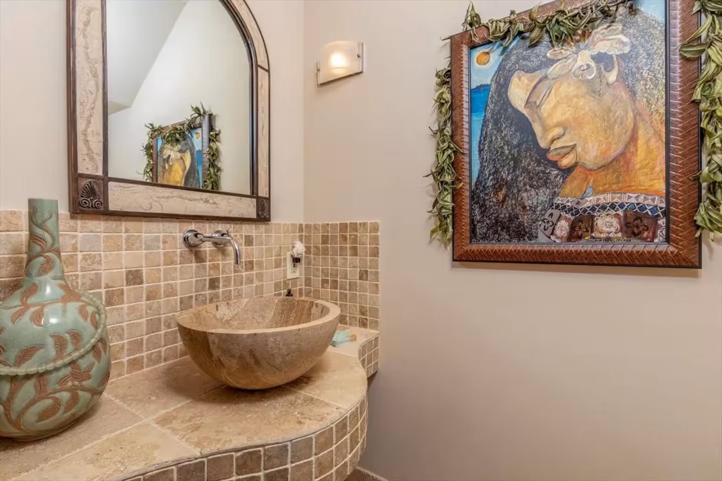 Shining Seas — gated Kailua-Kona estate framed by palms